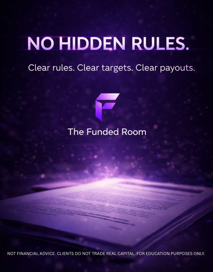 Trust is built on clarity. 🤝✨

Our rules are simple. 📜
Our targets are clear. 🎯
Our payouts are transparent. 💰

No hidden conditions. 🚫
Just structured execution. 📊