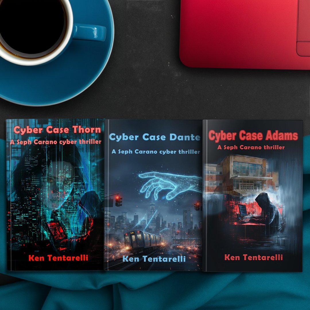 The future of crime is digital.
The fight against it lives in the #CyberCaseSeries

amzn.to/3ZXOTw1
<a href="/KenTentarelli/">Ken Tentarelli</a> 

Follow the tour HERE for special content and a giveaway!
sdbook.promo/CyberCaseSeries