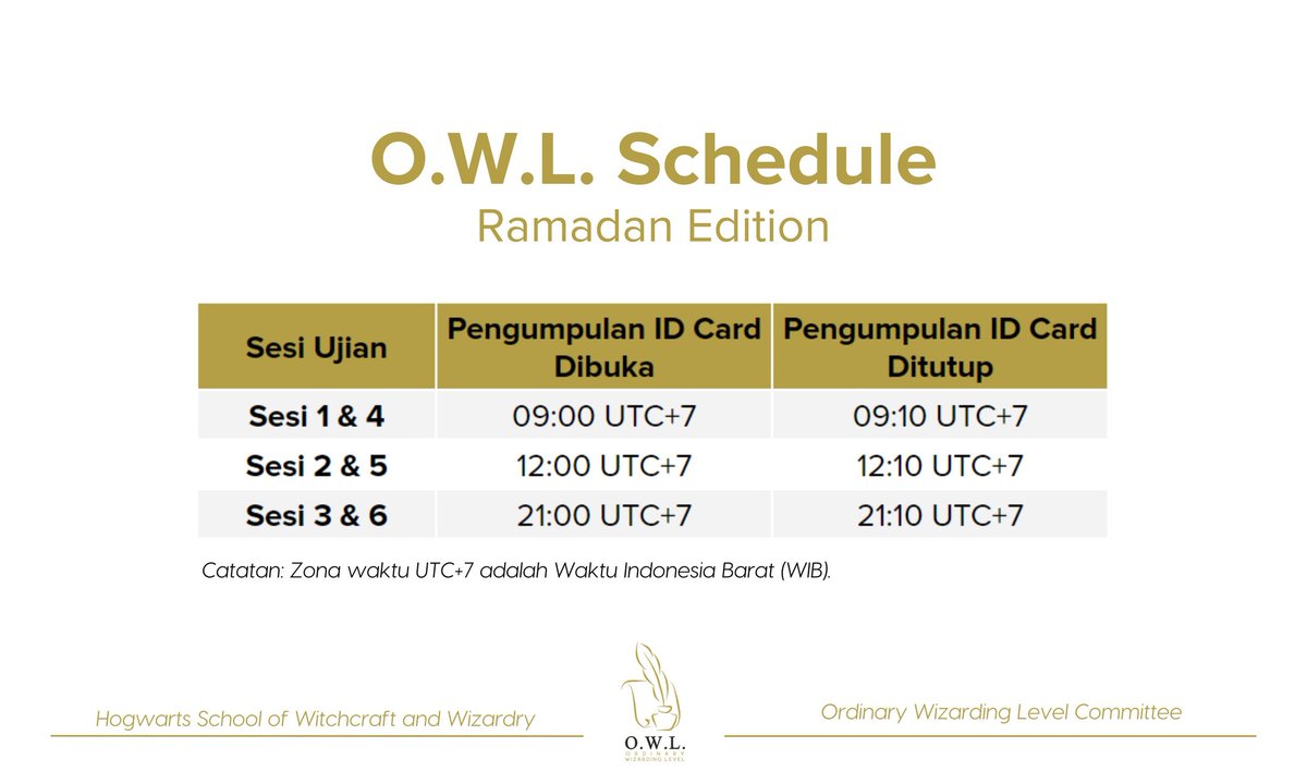 O.W.L. Committee tweet media