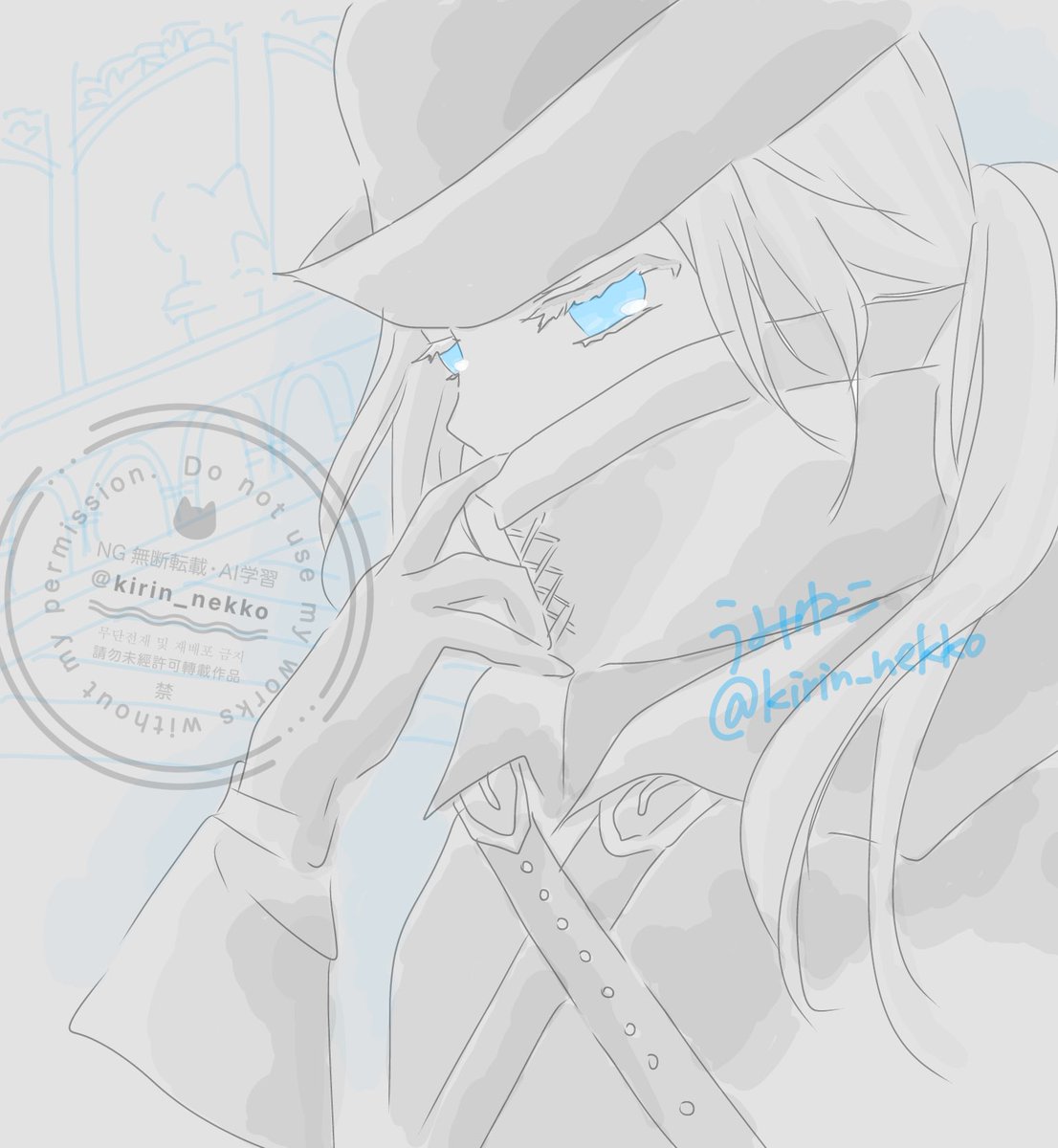 Bloodborne 狩人らくがき