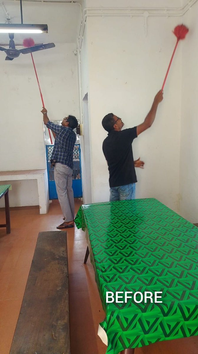 AlappuzhaDo's tweet photo. As part of Swachhta Pakhwada 2026 activities-Special cleaning of Record rooms, Canteen, QC labs etc on 23.02.2026. https://t.co/neFqgLqRTK