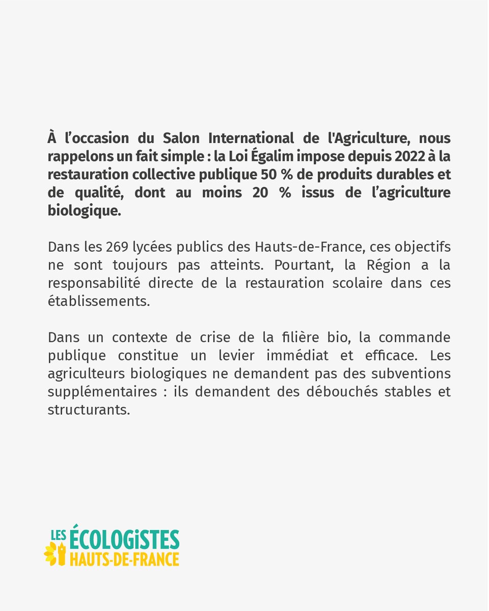 Les Écologistes Hauts-de-France tweet media