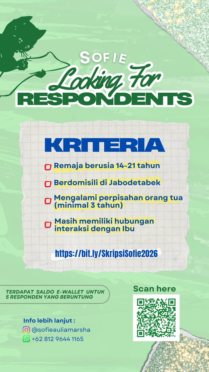 Sofie🐣 Bantu Isi Kuesioner Skripsi aku pls🥺 tweet media