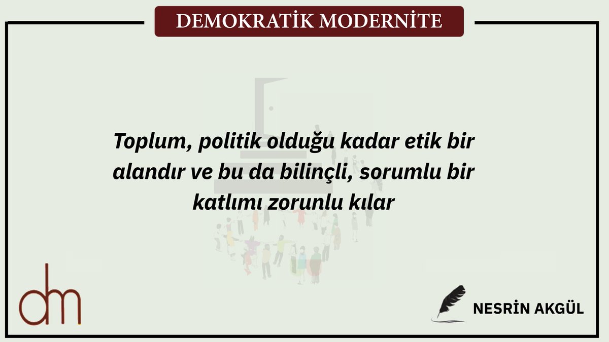 Demokratik Modernite tweet media