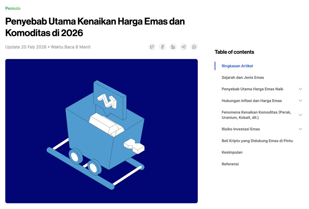Sore Teman Pintu!

Sebagai hiburan buat Teman Pintu di kala Bear Market ini, Mintu mau adain giveaway dengan total hadiah 5 juta rupiah buat 25 pemenang beruntung 🎉

Mau ikutan? Caranya gampang kok, nih:
1️⃣ Like dan repost tweet ini.
2️⃣ Baca artikel Pintu Academy ini: