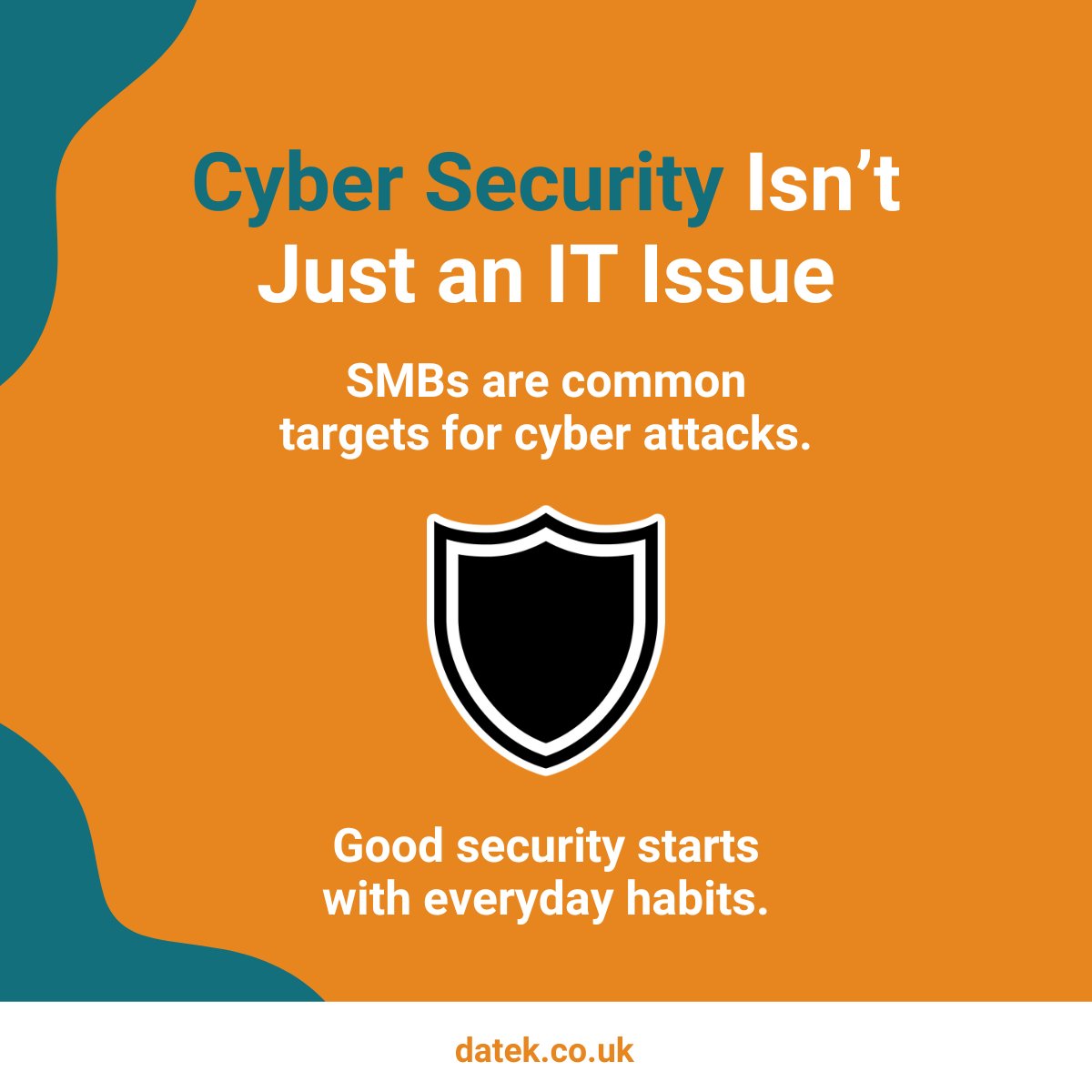 Cyber security affects reputation, revenue, and trust. 

Everyday habits and clear policies make a real difference.

👉 Find out more - visit-our.link/LueFZYI

#CyberSecurity #SMBSecurity #RiskManagement