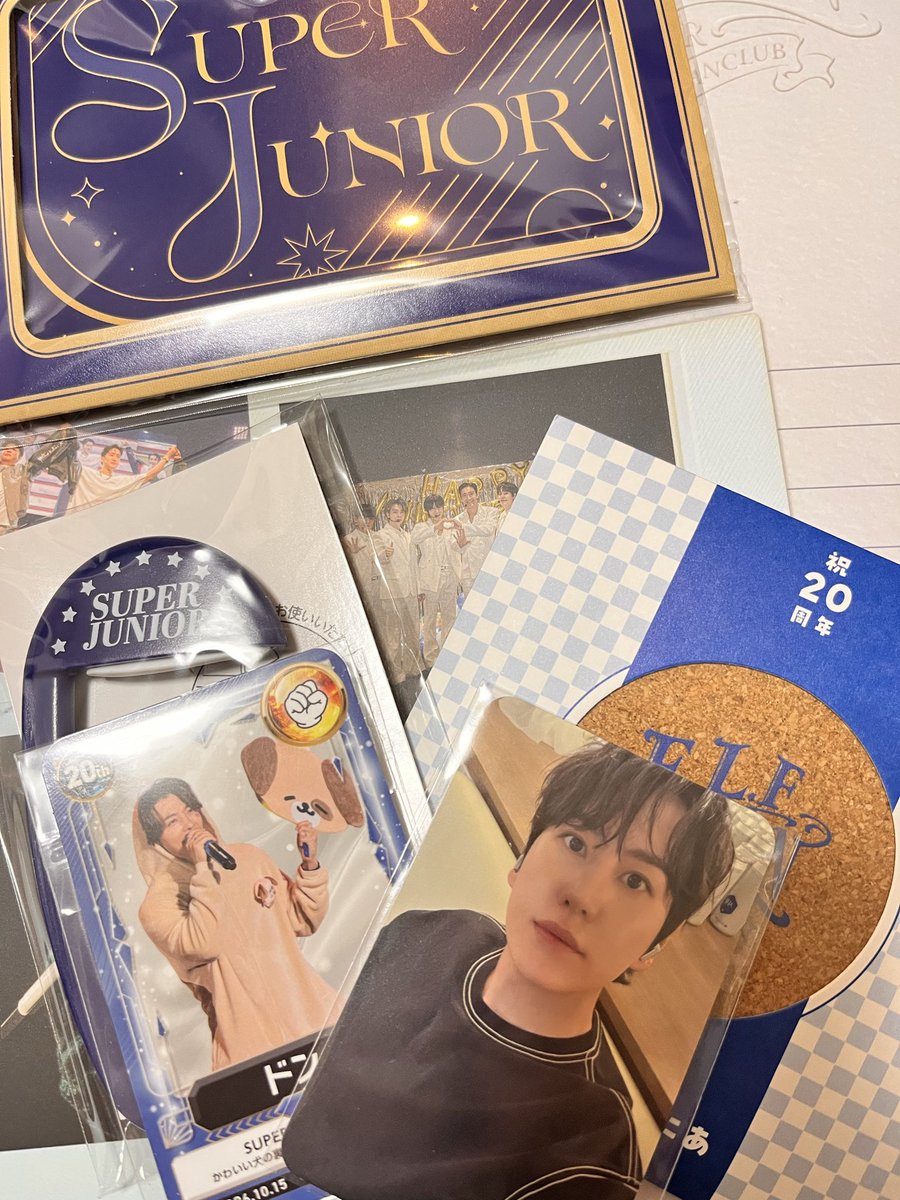 ELFJAPANからの特典届きました。 ギュちゃんのトレカとドンへのカード