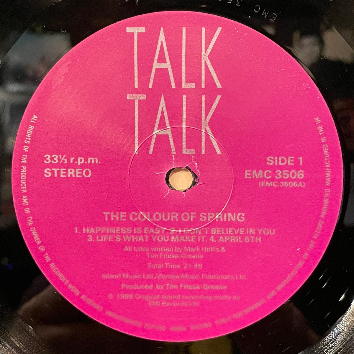 MILEHIGHCLUB202's tweet photo. ほなLPいこか
TALK TALK / THE COLOUR OF SPRING [’86 EMI --- EMC 3506]
#markhollis #talktalk #theColourOfSpring #TimFrieseGreene #listeningbar #vinylbar #musicbar #レコードバー #mhc25022026
https://t.co/wc2f2ZkZt4 https://t.co/409rzdKivJ