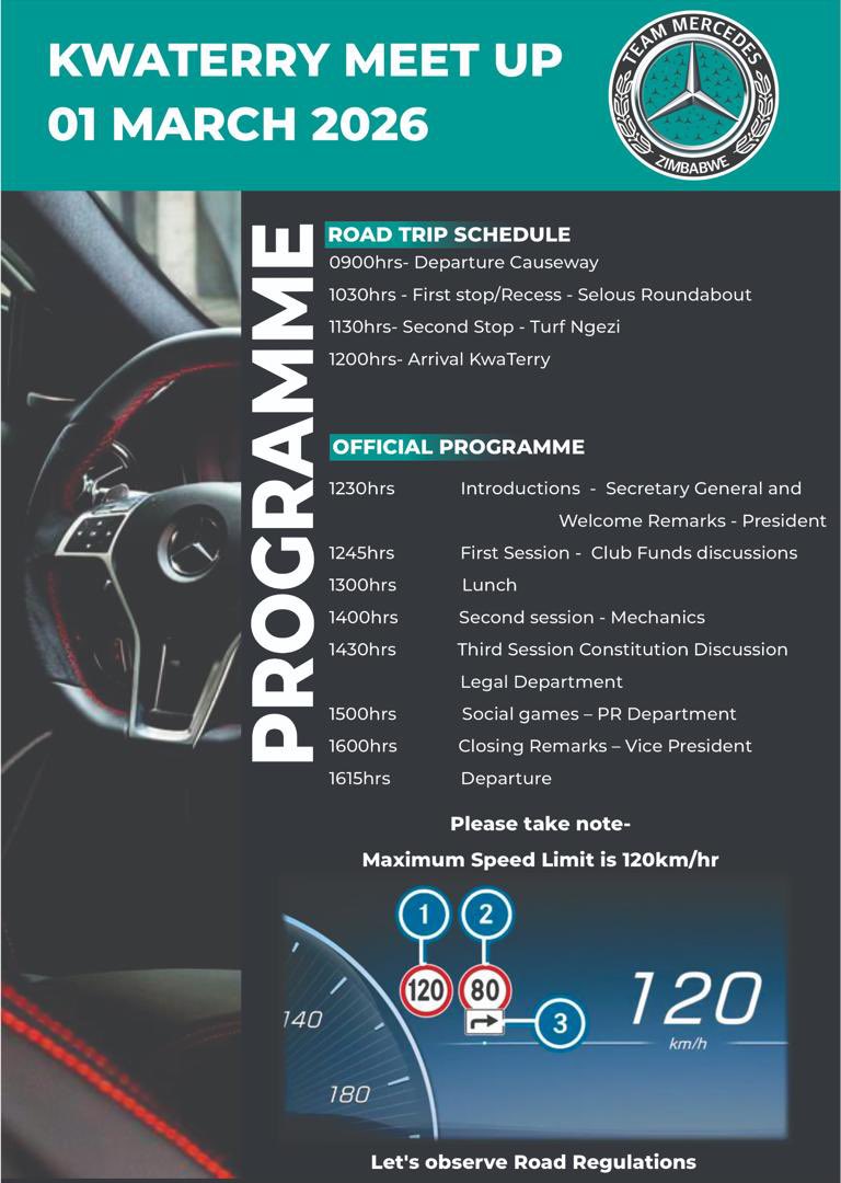 teamMercZim's tweet photo. Program is on!!  Let’s meet up kwa @terrymap1  kumugwazvangu. https://t.co/3EPJ5E4vmV