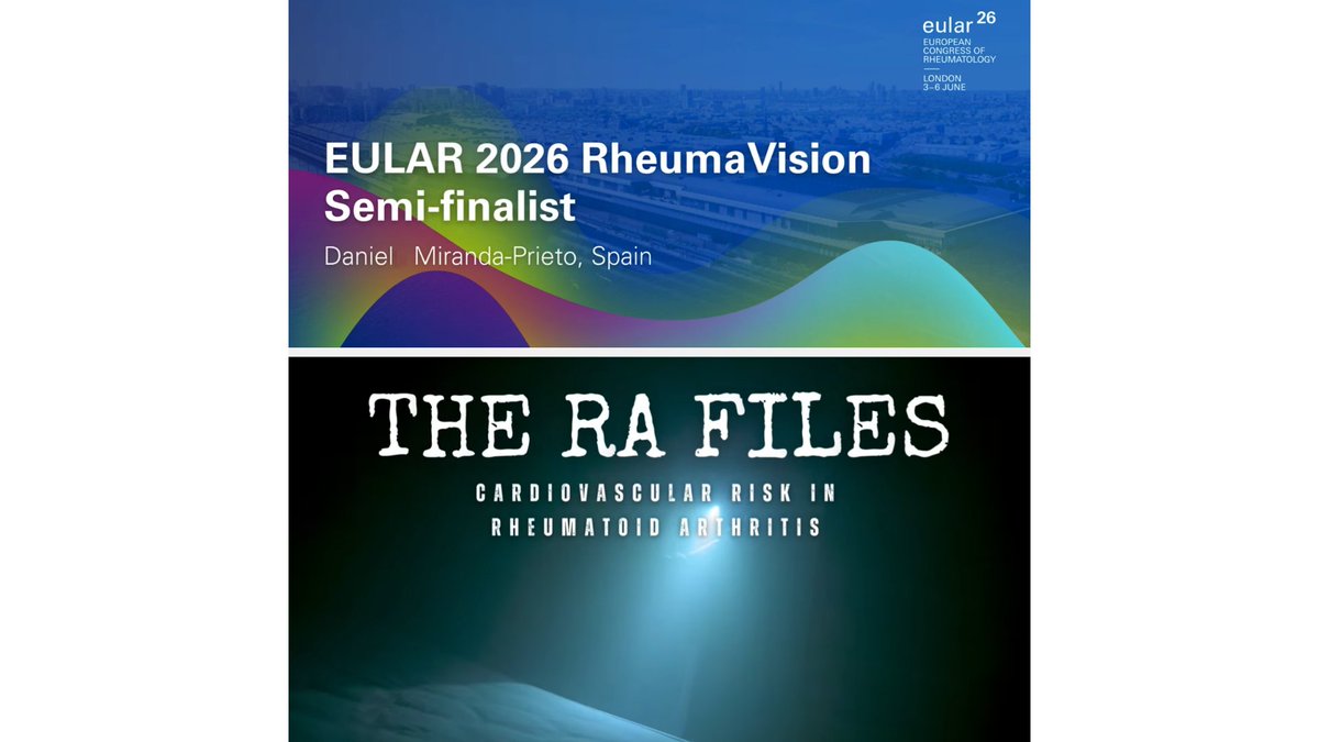 openreuma's tweet photo. ¡Apoya al representante español del concurso #Rheumavision organizado por @eular_org @EMEUNET !

Daniel Miranda es investigador predoctoral del grupo @InveinUniovi de la @uniovi_info. Ayúdanos a difundir su vídeo y dale like para que llegue a la final. 

🔗https://t.co/FaNEq6Liey https://t.co/UgJPVfmLR1