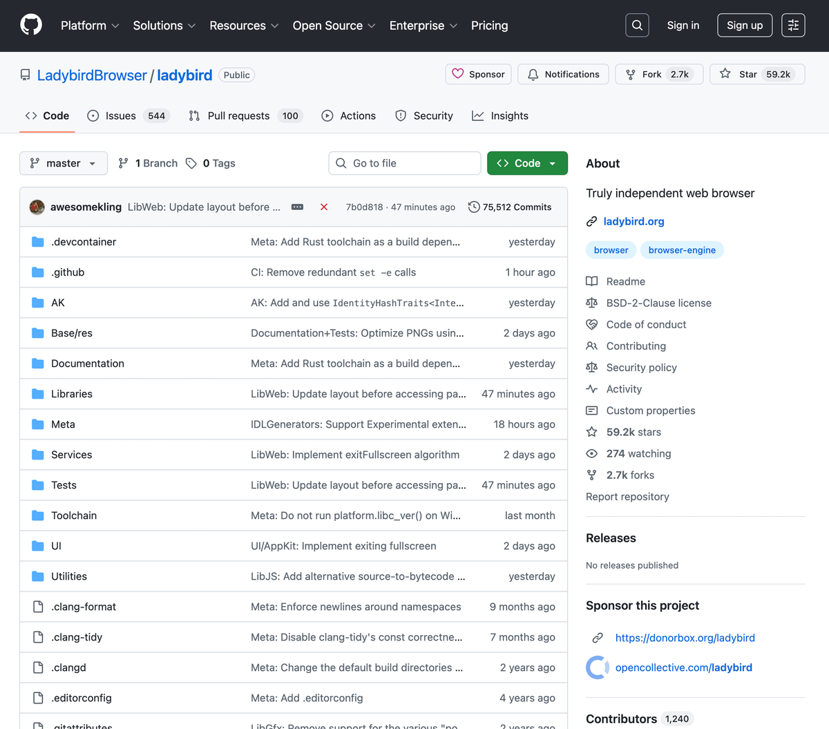🚨 BREAKING: A team of engineers just said enough and built a browser from absolute scratch.

No Chrome code. No Firefox code. Nothing recycled.

Ladybird Browser is:

→ A 100% independent browser engine
→ Written in C++ from zero
→ Not a Chromium fork like every "new" browser