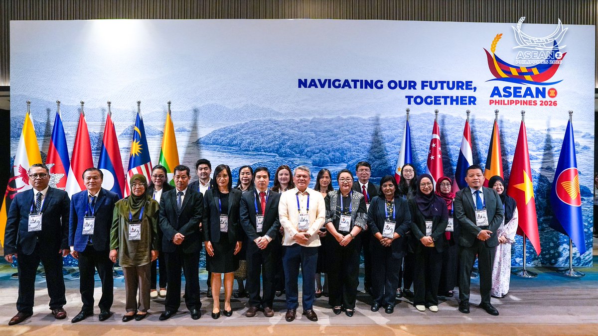 PSAgovph's tweet photo. [1/3] The Philippine Statistics Authority took the helm of regional statistical cooperation, hosting and chairing the 31st Sub-Committee on Planning and Coordination (SCPC31) Meeting of the @ASEAN Community Statistical System (ACSS).

Led by PSA Assistant Secretary Minerva Eloisa P. Esquivias, the landmark meeting brought together representatives from across ASEAN Member States to forge critical agreements on the ACSS Action Plan and chart the sub-committee's work plan and direction for the year, among other agenda items.  

The opening session featured Undersecretary Claire Dennis S. Mapa, PhD, PSA National Statistician and Civil Registrar General, who addressed delegates in his capacity as Chair of the ACSS, reaffirming the Philippines’ commitment to strengthening regional statistical collaboration.

#ASEANPh
#ASEAN2026
#ASEANPhilippines2026
#WeLeadASEAN
#NavigatingOurFutureTogether