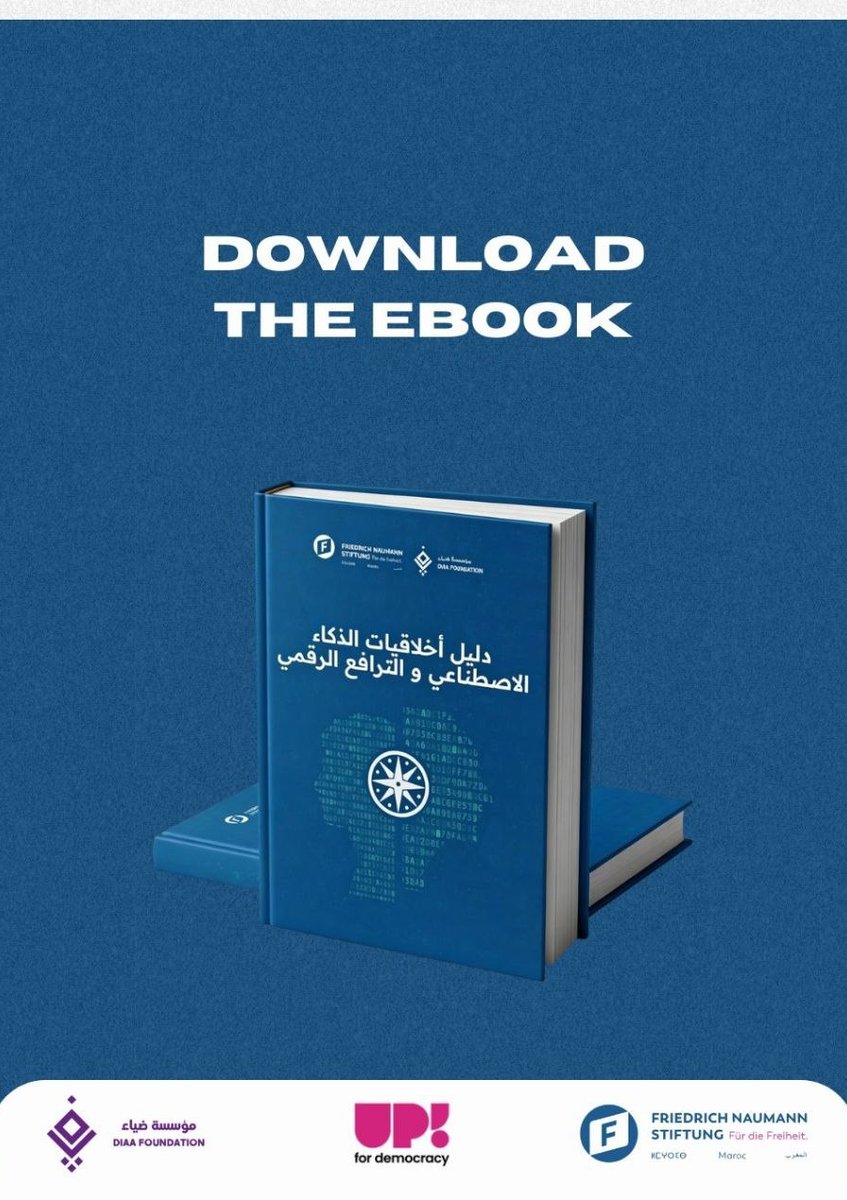 aiforgoodfeshub's tweet photo. We are proud to share that our Hub Leader, @rachadsanoussi, contributed to the newly released Guide to AI Ethics and Digital Advocacy.
https://t.co/4RID7WGZjx
#YoungAILeaders #FesHub #ResponsibleAI #AIEthics #Morocco #AIForGood #UpForDemocracy https://t.co/Bu8RYahtJI