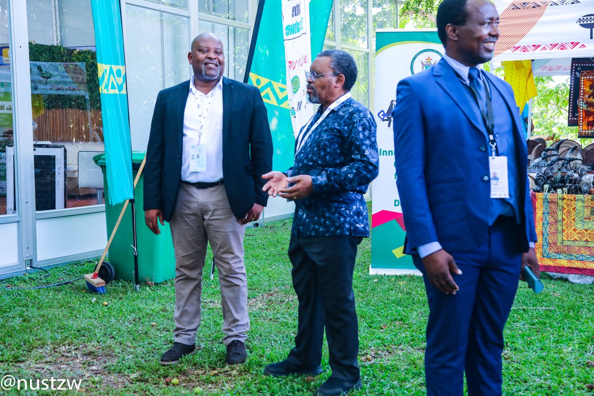 nustzim's tweet image. VP Gen (Rtd) Dr C.D.G.N Chiwenga visited the NUST stand at SADC Sustainable Energy week, to understand our contributions to sustainable energy through Soltrain. His visit is an encouragement to NUST towards driving Zim's energy revolution! . #ThinkInOtherTerms #SustainableEnergy