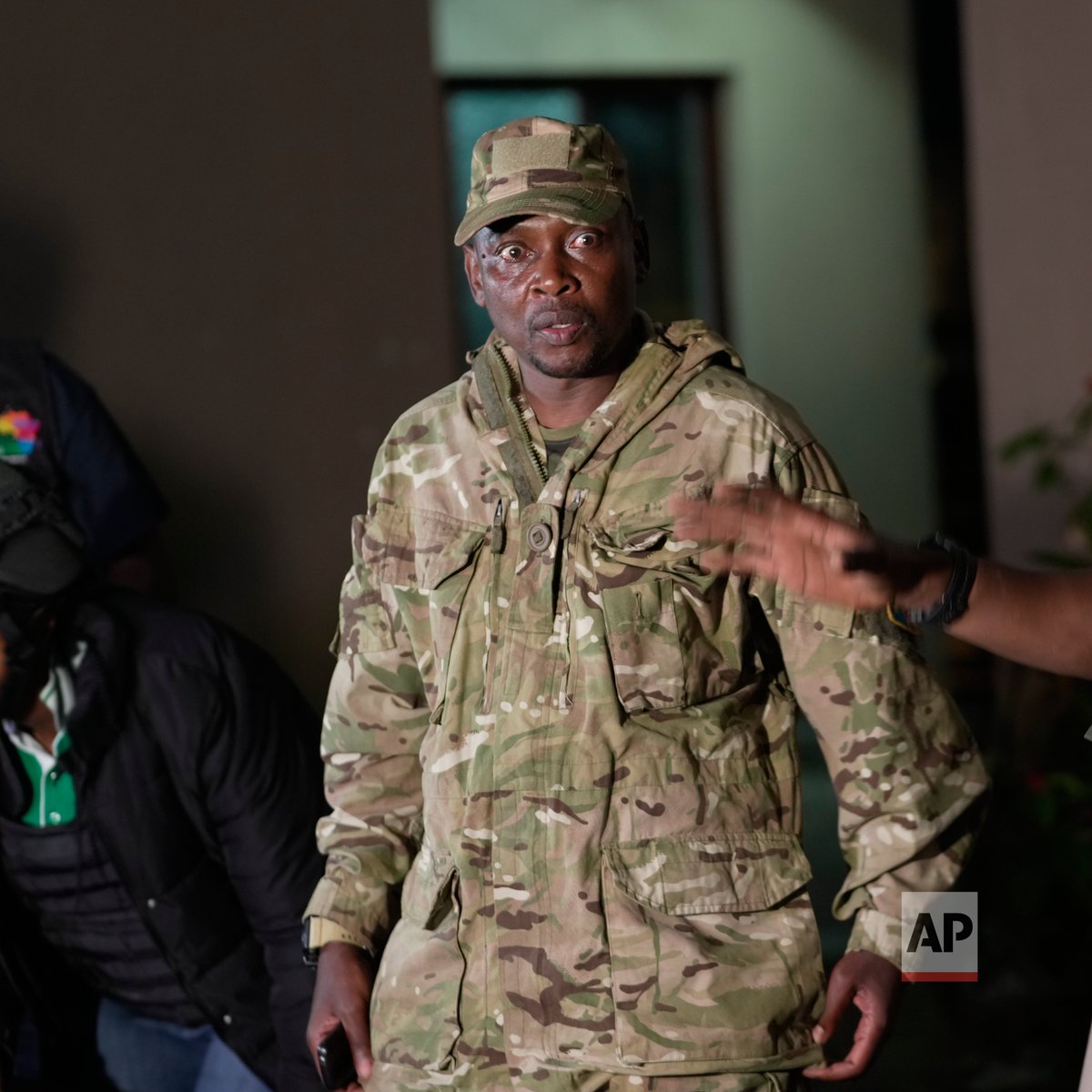 BrianInganga's tweet photo. Willy Ngoma, spokesperson for the Rwanda-backed M23 rebels, center, releases captured mercenaries at the Gisenyi border point in eastern Democratic Republic of Congo, Wednesday, Jan. 29, 2025. Willy Ngoma was killed in a drone strike Feb. 24, 2026. (AP Photo/Brian Inganga) https://t.co/R9dwb4WIe9