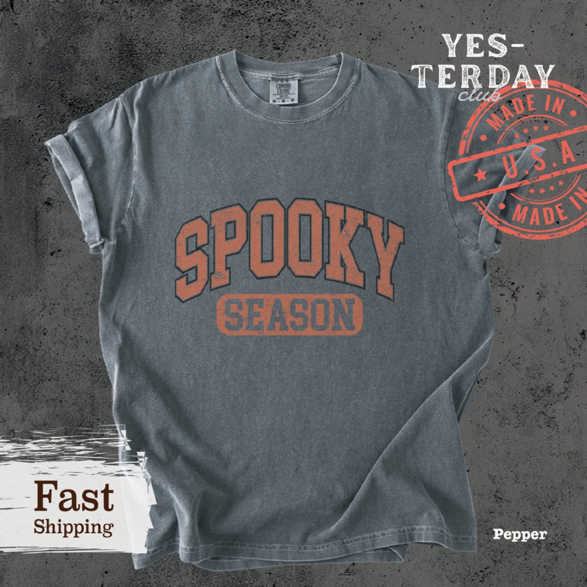 tem_temmax's tweet image. Varsity vibes for the spooky-obsessed. Grab our University Style "Spooky Season" Sweatshirt for a timeless, collegiate look. Made in USA 🇺🇸

Order Here: etsy.com/listing/437488…

#FallOOTD #SpookySeason #CollegiateStyle #AutumnAesthetic