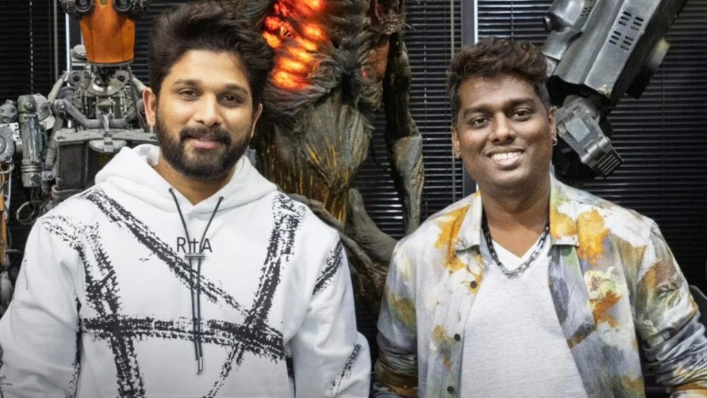 Inside Buzz 🚨

#AA22 despite the hype, the ground reality seems troubling.

Nearly 70% of the shoot is done, yet multiple scenes have reportedly been discarded, with plans for a 20% reshoot. #Atlee

Sources say #AlluArjun is not satisfied with the scenes, and the overall team is