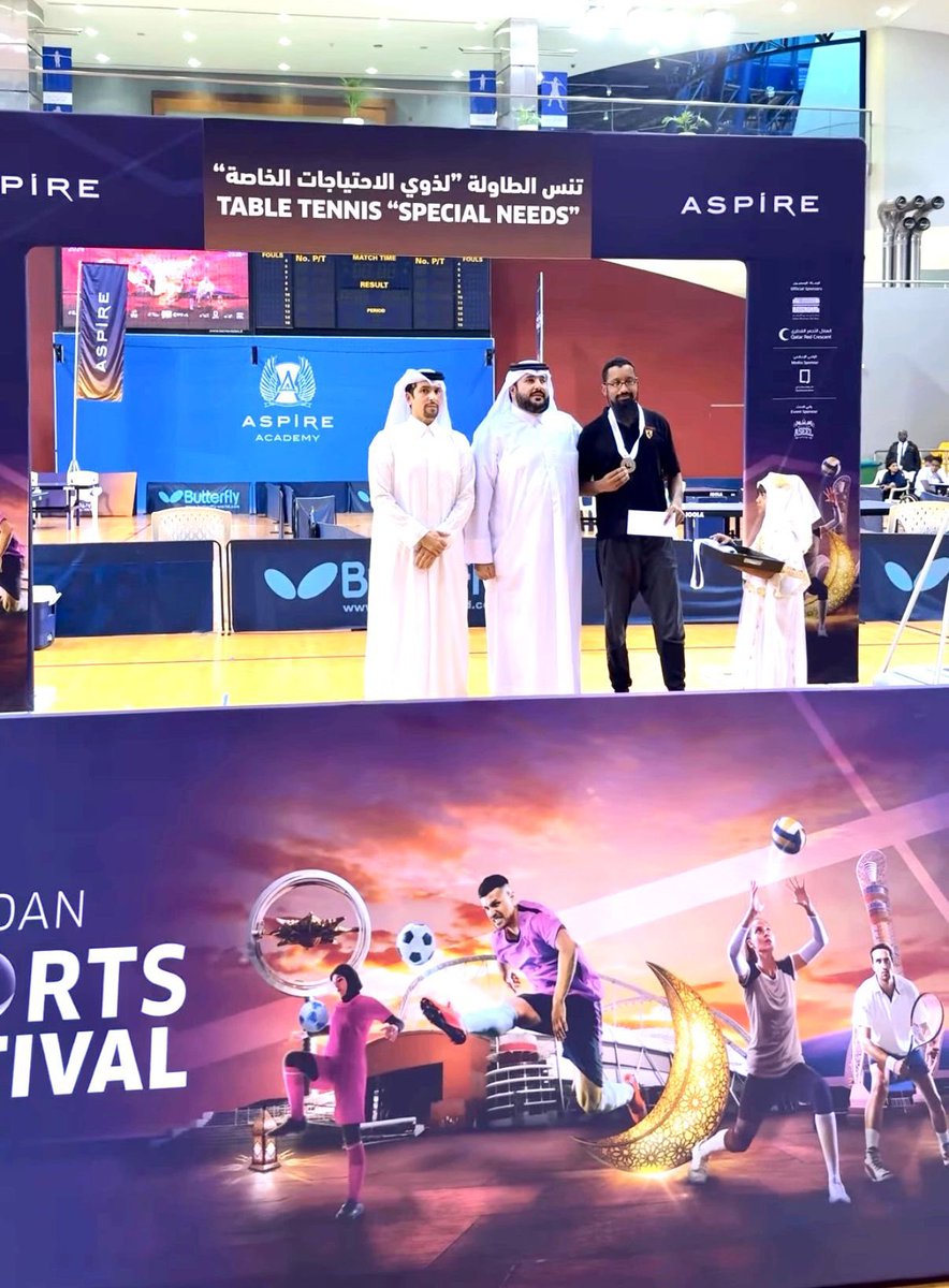 Qatar Blind Center tweet media