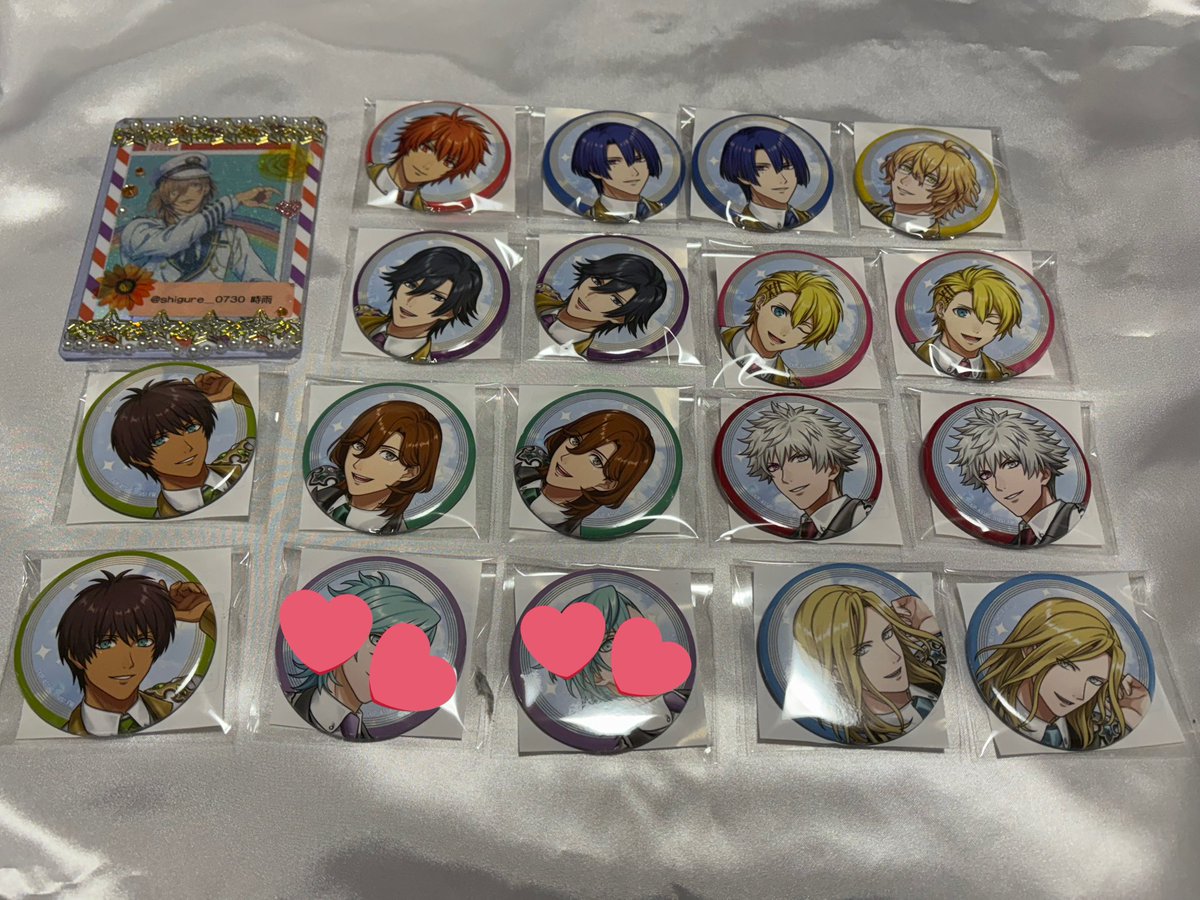 RT @shigure_0730: うたプリ ASS ASSHC 缶バッジ 【交換】 譲⇒音也