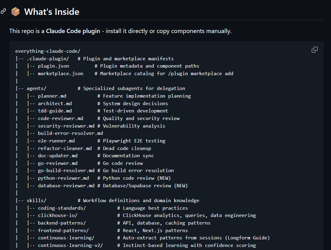 _vmlops's tweet photo. This guy just dropped ALL of Claude Code…

Stop scrolling if you want to supercharge your Claude AI game, check out Everything Claude Code...
It’s a complete vault of agents, skills, hooks, commands, rules & MCPs, curated over 10+ months of real hackathon use… now free

 Ready-to-use configs
 Real-world, production-tested setups
 Plug-and-play components that save weeks of work

Link - https://t.co/O2cwp9kEk6
