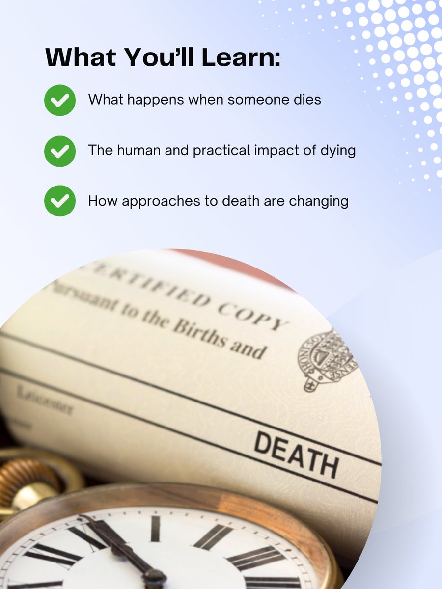 cpdme's tweet photo. 🔔 LAST CHANCE TO JOIN 🔔

Life, Death and What Comes Next: How Our Approach to Death Is Changing
🎤 Presented by Kate Thorpe
🗓️ Thursday, 26 February 2026
⏰ 20:00 - 21:00 GMT

🎟️ Register via the calendar menu on the dashboard

#CPD #CPDme #CPDhub #MedicalWebinar https://t.co/PTGj9v4k2m