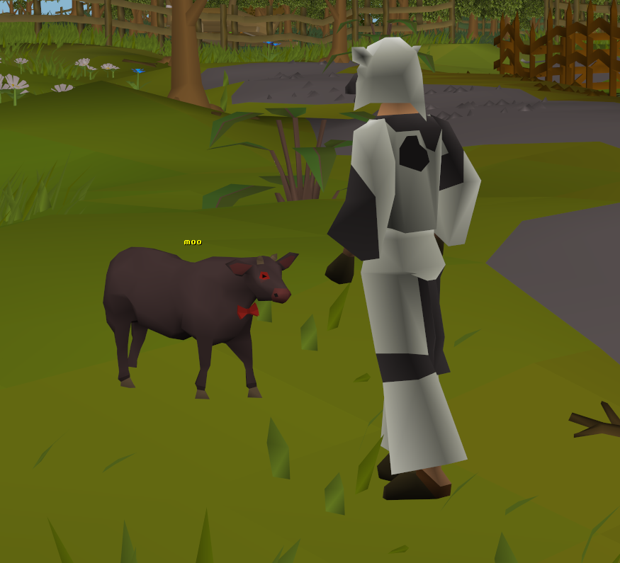 HIS NAME IS BEEF!!!!! HE HAS A LITTLE BOWTIE!!! #osrs #runescape