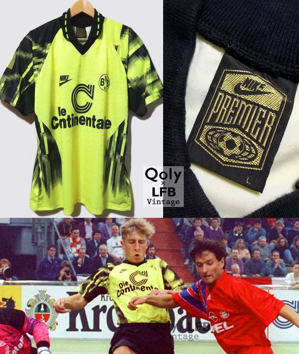 古着/Used】 🇩🇪ボルシア・ドルトムント 1992-93 Nike ホーム半袖