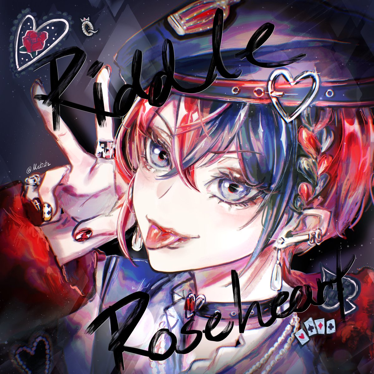 ❤️🖤🎤
#twst #twstファンアート