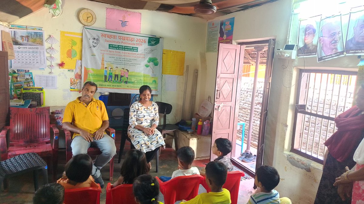 AlappuzhaDo's tweet photo. As part of Swachhta Pakhwada 2026 activities- Conduction of School awareness camp to create awareness of cleanliness and hygiene among children on 24.02.2026. https://t.co/U0SfgTCNvZ