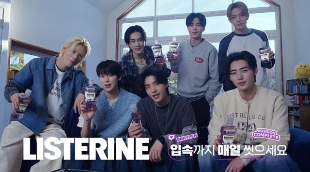 heeseungcokr's tweet photo. No wonder ENHYPEN's gift during their ENHYPEN 5th ENniversary Night at Lotte World is this Listerine total care 😭😭 https://t.co/y9EDeVpLDJ