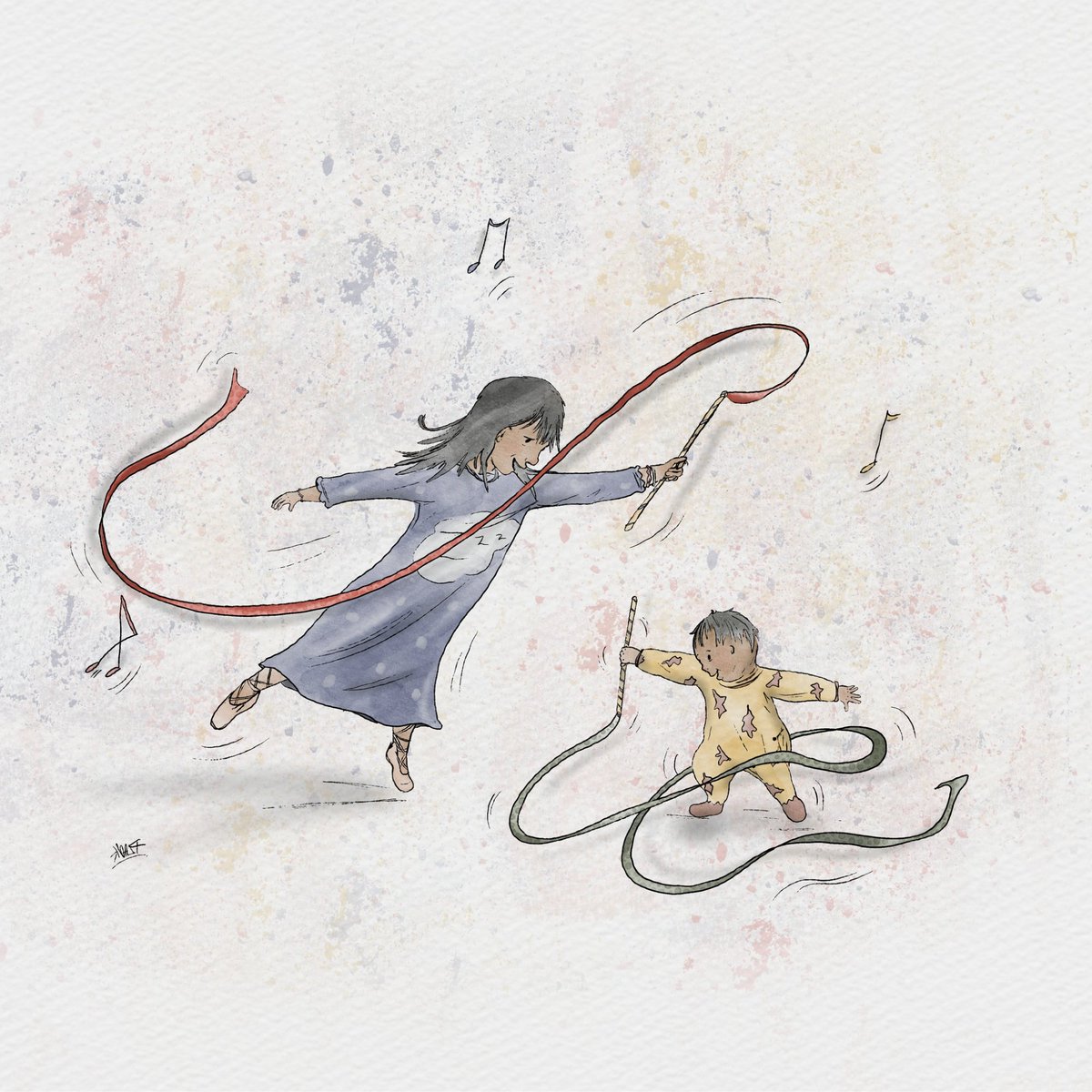 ThalamusPlank's tweet image. When you think they're all in bed... 😉

#kidlit #kidlitart #dance