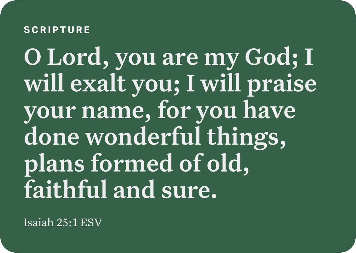 Isaiah 25:1 ESV bible.com/bible/59/isa.2…