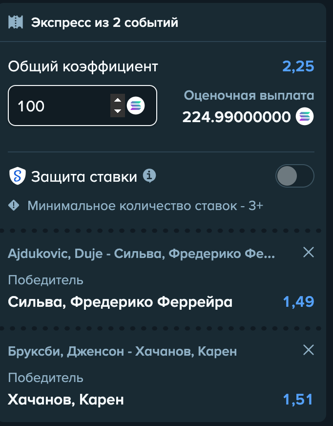 vikaaleksa13654's tweet image. I’ve carefully analyzed these matches and studied all the key stats.
After breaking everything down, I’m confident in this bet. 💎
I place bets here⬇️
stake.com/?c=lP8SdJYr
I give 3.5% cashback⬇️
Welcome CODE: vika95
#TennisBetting #bettingsports #BettingTwitter #bettingexpert