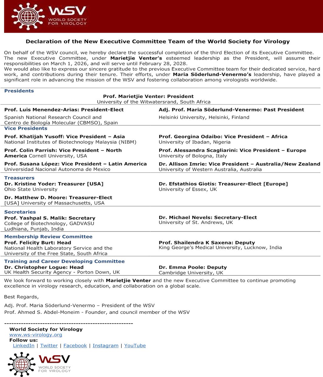 World Soc. Virology tweet media