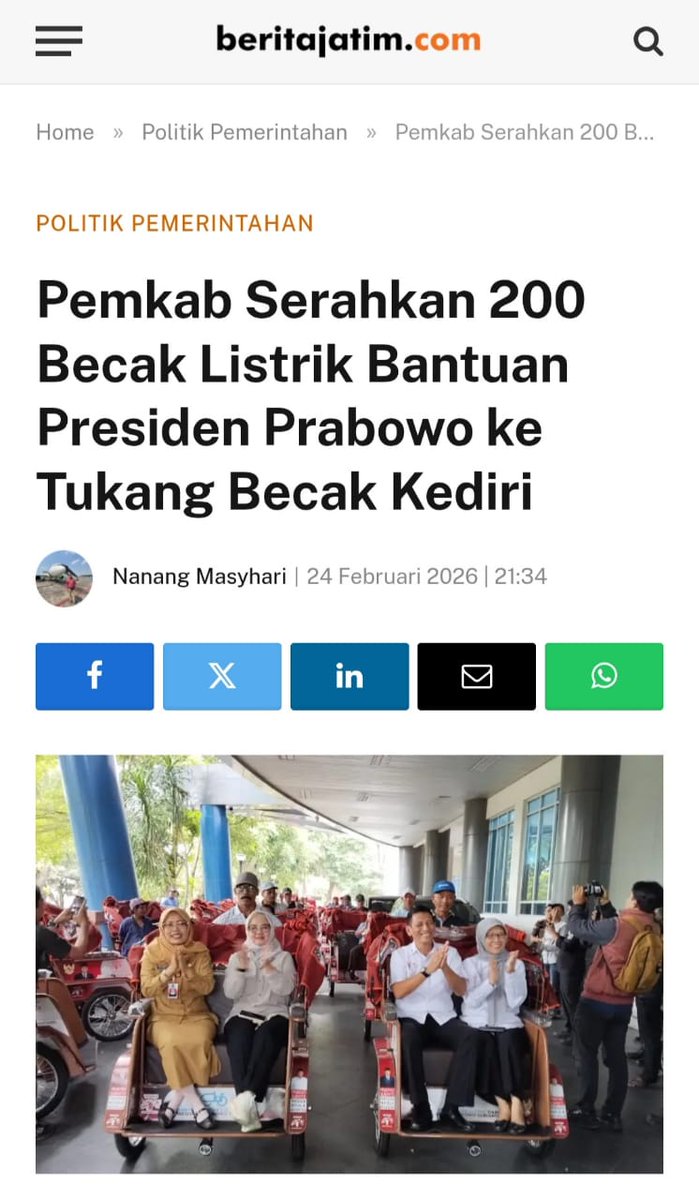 malikaa100p's tweet photo. Hasil pembangunan infrastruktur mulai dirasakan berbagai lapisan masyarakat sampai ke pelosok. Ini bukti nyata negara hadir untuk seluruh rakyat.
Percepat Kemampuan Bangsa https://t.co/Gw2PNvXfeC