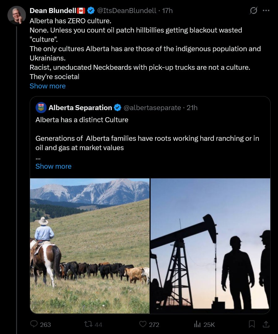 so says the dipstick suffering from severe TDS