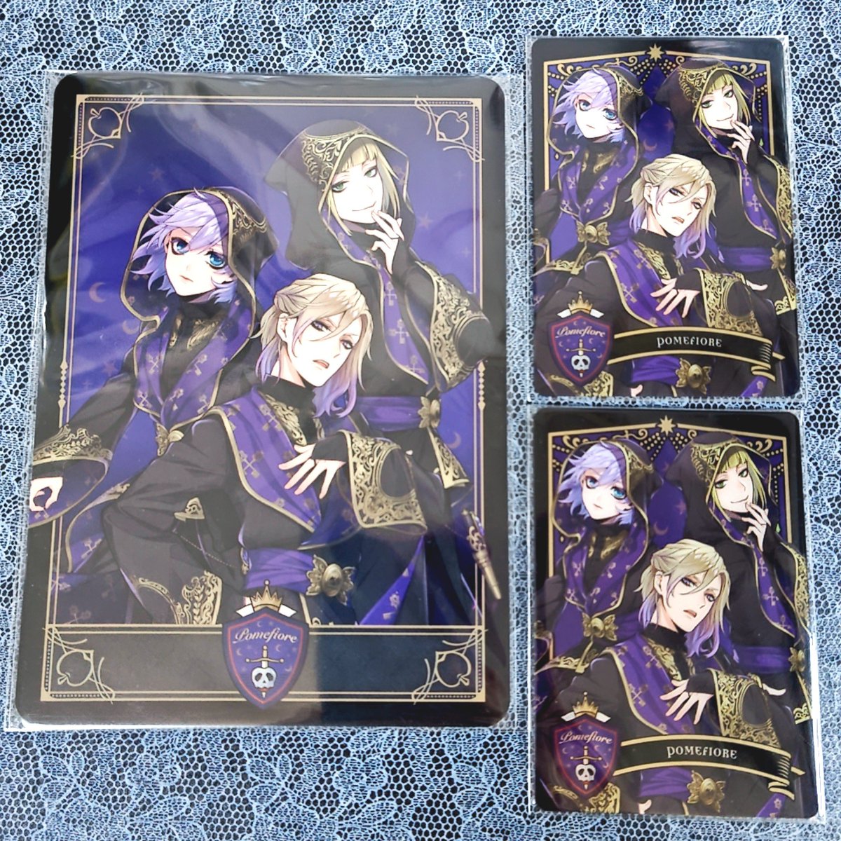 無償 郵送時は要送料 ツイステ エペル ポムフィオーレ □メタルカード