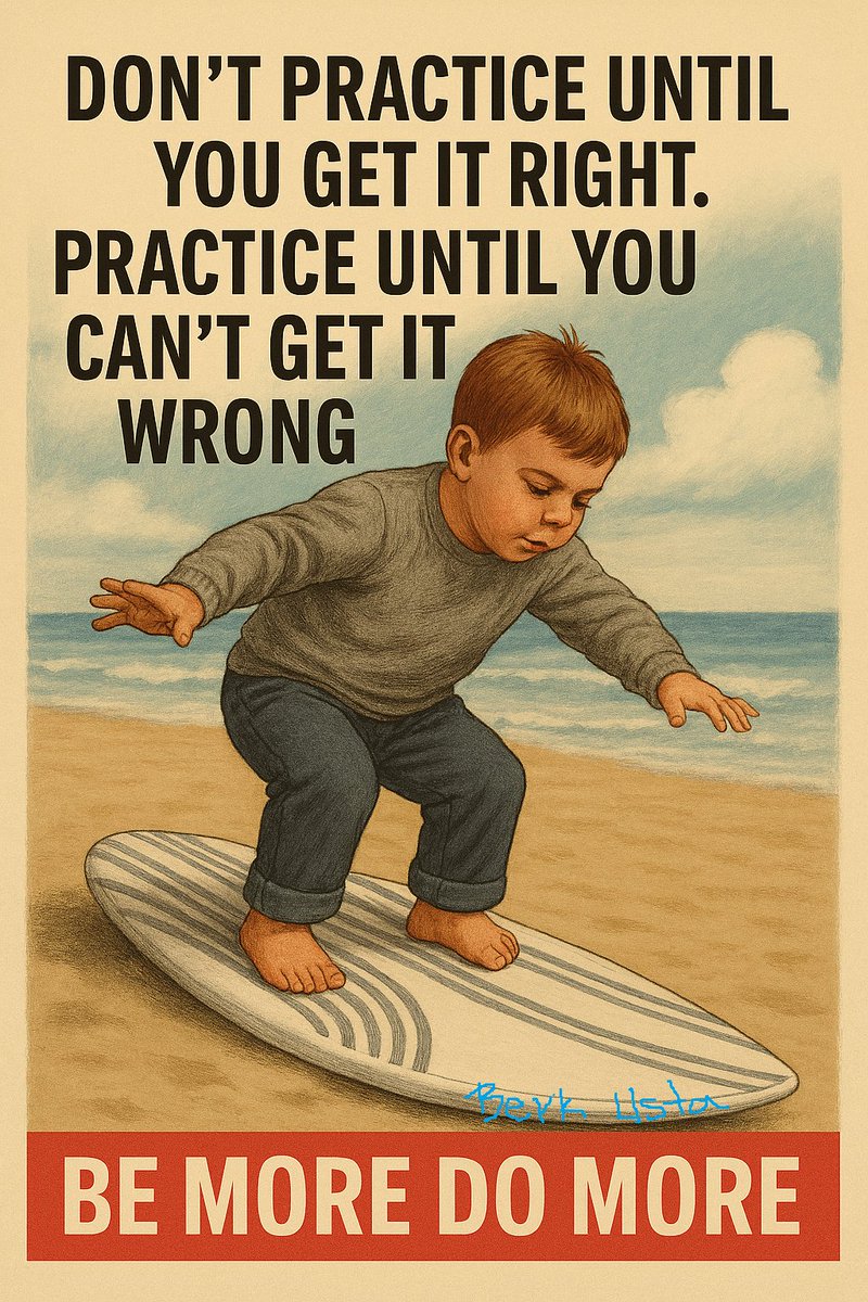 berkusax's tweet photo. Don't practice until you get it right.
Practice until you can't get it wrong.
BE MORE DO MORE---Doğru yapana kadar değil, yanlış yapamayacak kadar çalış. be more do more https://t.co/9e9TaIr1Cu