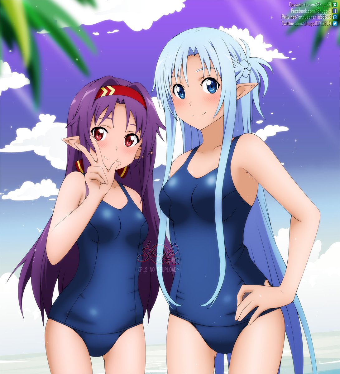 Shugo02712604's tweet image. Good morning everyone. My back is still killing me and I slept badly. Not an ideal start to the day, if you ask me. Nevertheless, I have another picture for you today, midweek. Halfway there! 
Your, Shugo. 

#SwordArtOnline #ソードアート・オンライン #Yuuki #Konno #Asuna #Ponytail