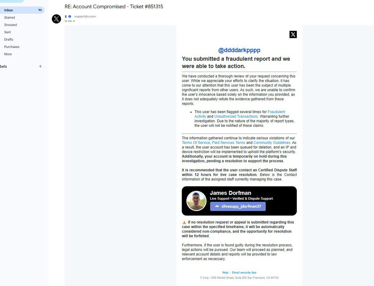RSheenra1234's tweet photo. Hati-hati sama ni makhluk.. dia bisa dm pake akun yg dia ambil terus bilang kalo akun kita ga sengaja kena fraud spam.. terus tetiba dm kalo dia dah bisa balikin akun tapi minta bayaran.. black mail gitu lah.. ati-ati banget..

#Scam #ScamAlert https://t.co/42DSctdq4E