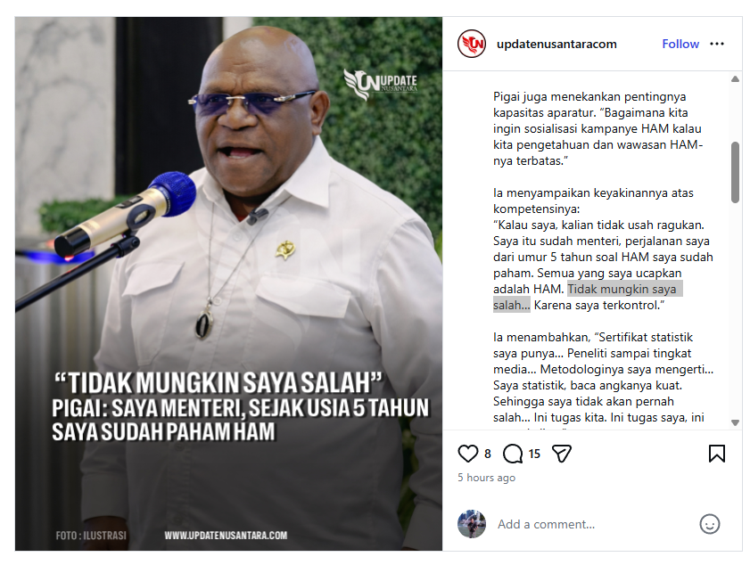 ardisatriawan's tweet photo. "Tidak mungkin saya salah" https://t.co/oMUQ4dwGEW