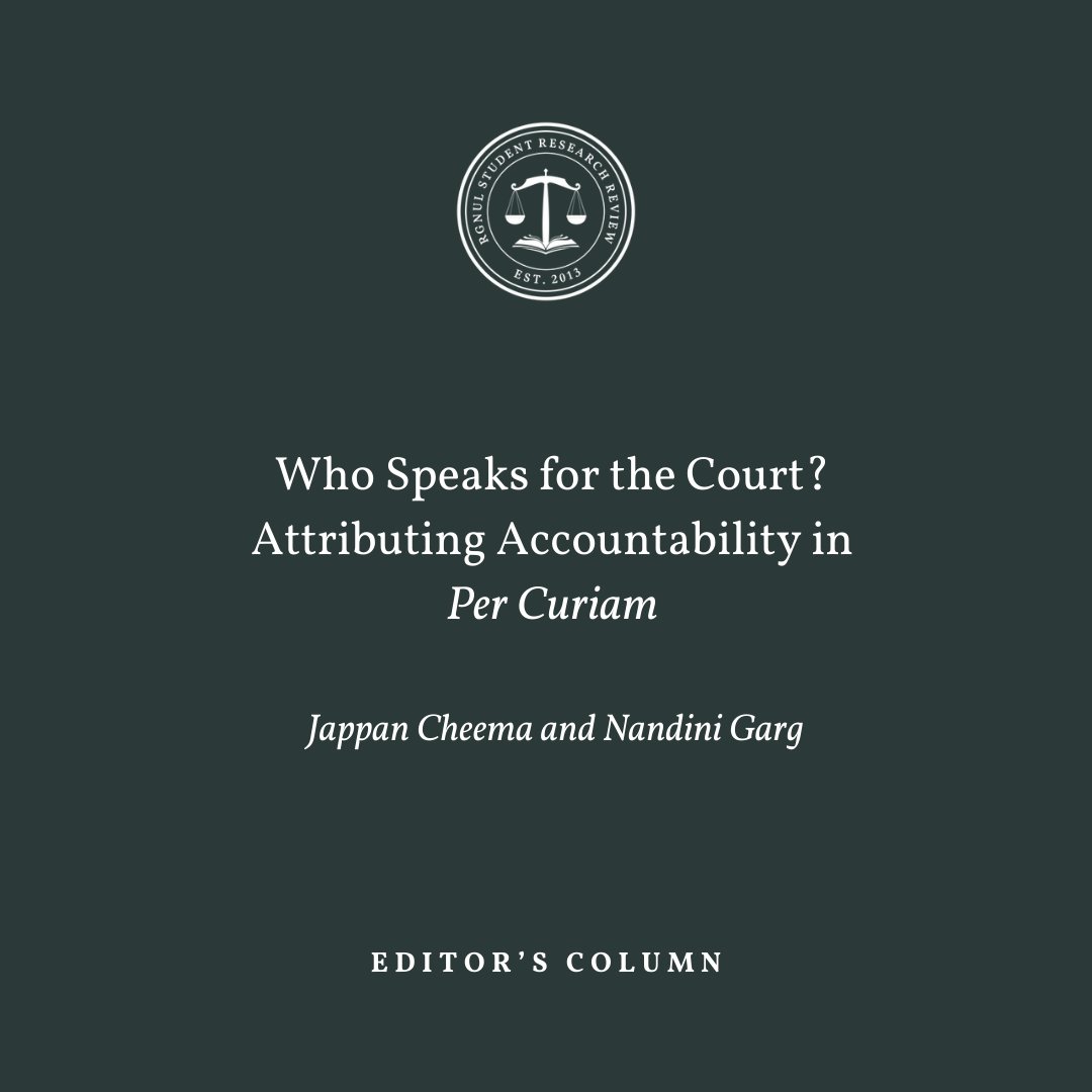 RGNUL Student Research Review tweet media