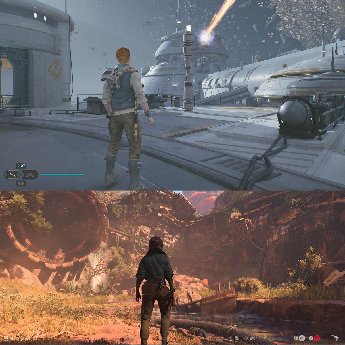 TheeIdeas's tweet photo. From the pristine labs of the Shattered Moon to the moss-covered wrecks on Toshara the High Republic's reach is everywhere Whether you’re Cal chasing the secrets of Tanalorr or Kay scavenging a forgotten a High Republic-era cruiser https://t.co/t8rDVbqn5G