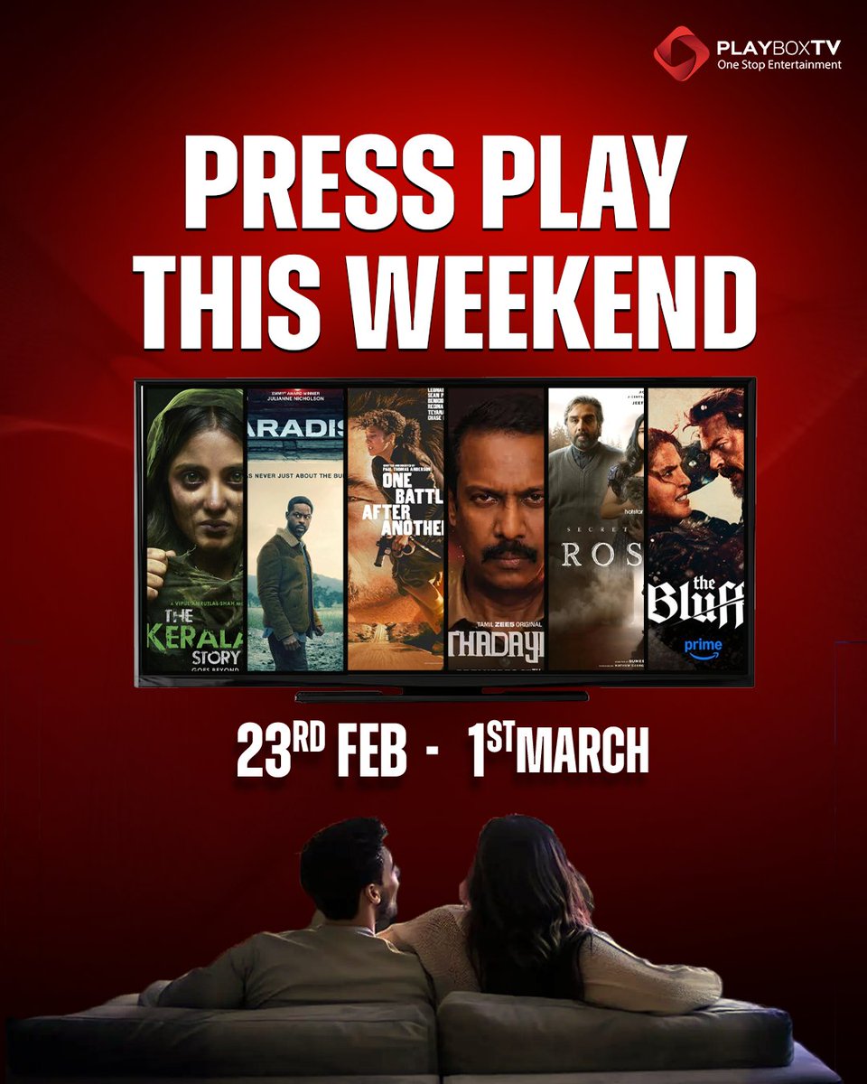 Fresh week, fresh watchlist! 🍿 
Check out Top 5 OTT releases - from Roslin to Thadayam.
.
.
Watch Only On <a href="/playboxtvapp/">PlayboxTV</a>
Download the app now!

#PlayboxTV #OTTReleases #NewOnOTT #WeeklyBinge #Top5OTT #BingeWatch #OTTGuide #StreamingNow #MustWatch #watchnow