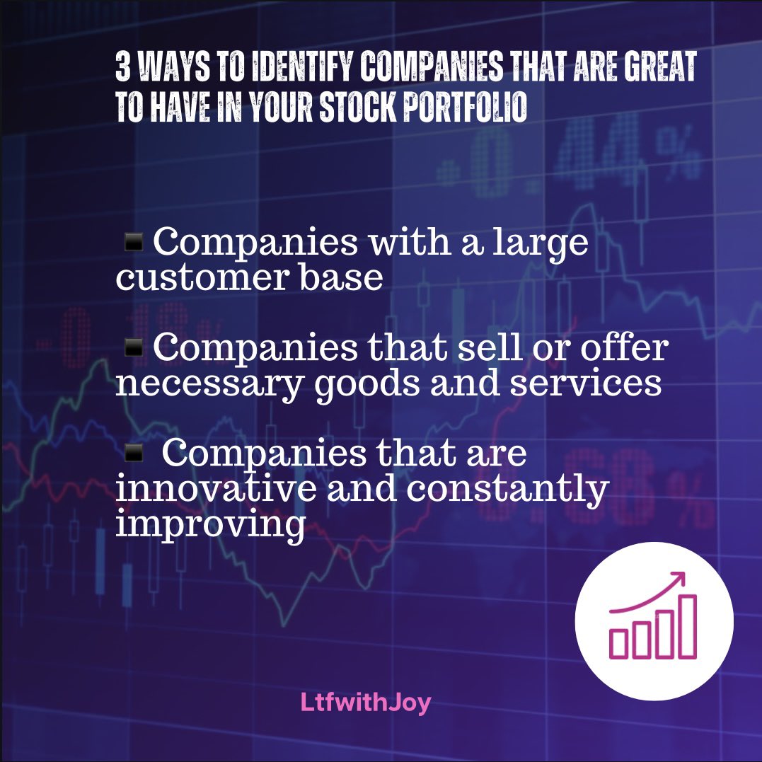 LtfwithJoy's tweet photo. The stock market in Nigeria has been rallying. Now, if you’re looking for the most basic steps that can help you decide on how to select stocks, you can begin with these.
Found this helpful? Let me know in the comment section 
#stockstobuy #nigerianstockexchange #investing https://t.co/bF3EL9tjC1