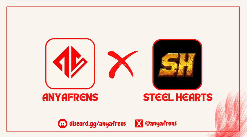 We're happy to announce our collaboration with <a href="/Steel_HeartsNFT/">STEEL HEARTS</a> 

The first digital collectible of the infamous Metal Slug NFT franchise by SNK. Built in collaboration with FableVerse and Zokio

Raffle is live in our discord