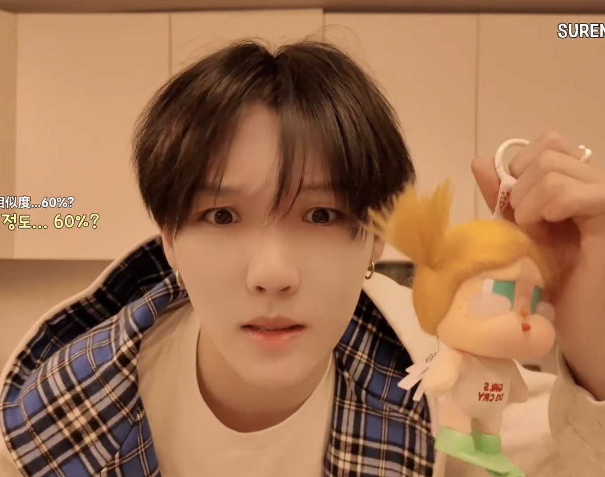 Km님께서 Popmart 24K로즈골드크라잉베이비로 유인당하는 수런아기대지를 그려주셧어요 넘귀엽죠