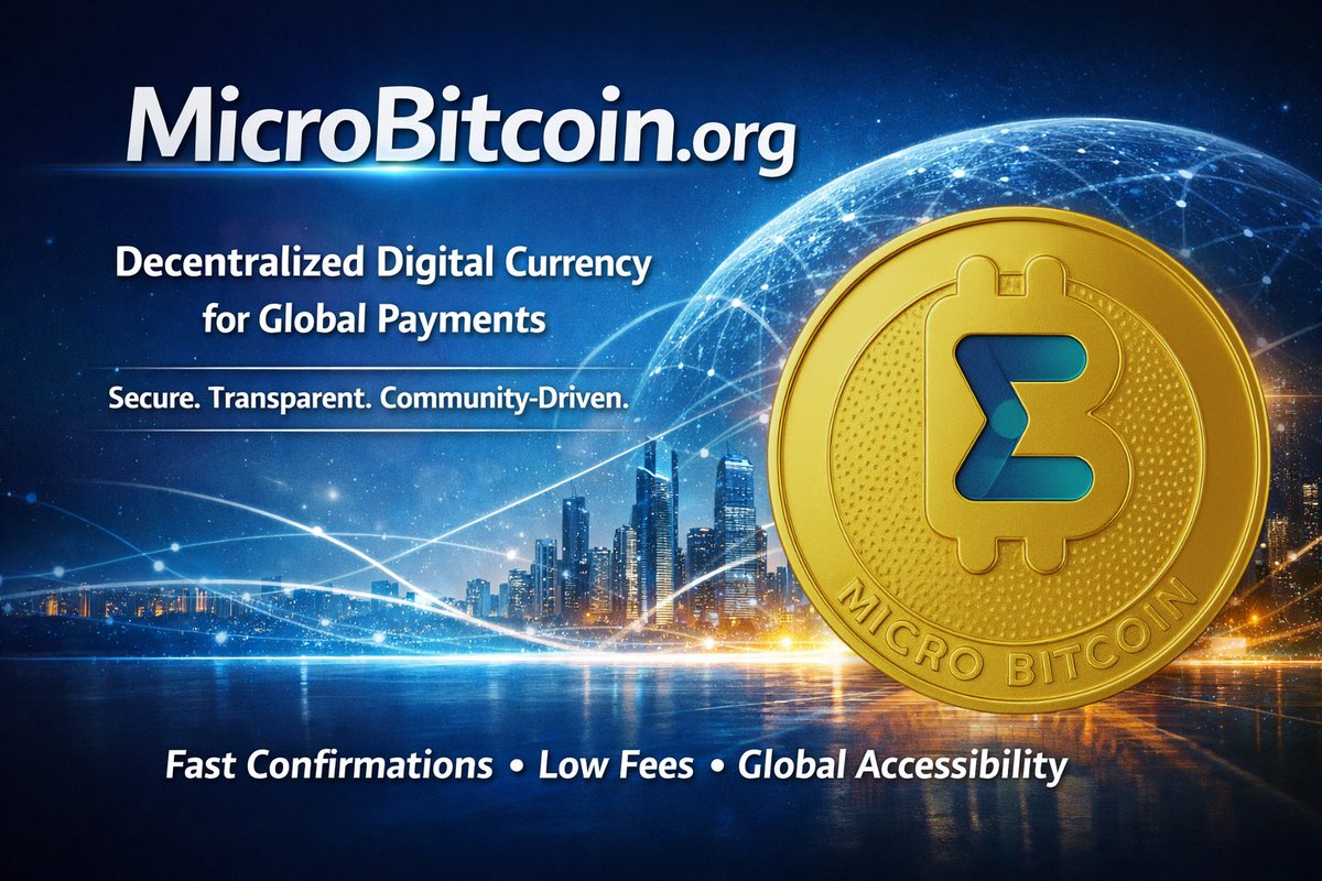 Microbitcoin407's tweet photo. MicroBitcoin represents innovation, opportunity, and financial independence. Built on blockchain technology, it ensures transparency, security, and decentralized control.#MicroBitcoin #MBC #MBCoin #MicroBitcoinCommunity #MBCFamily #MBCNetwork #MBCForFuture #MBCGrowth #MBCStrong https://t.co/ygBmCm0dd6