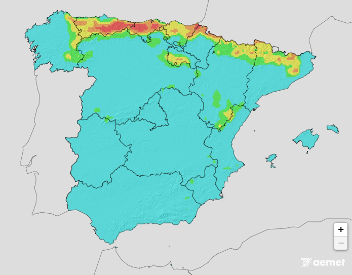 GalvezRivas's tweet photo. Aumento de las temperaturas = aumento del riesgo de incendios #IIFF.
Se mantienen los niveles de riesgo alto y muy alto de incendios forestales #IIFF y, con ello, el nivel máximo de alerta de nuestro Operativo y la fase de preemergencia del #INFOCANT https://t.co/vF1Qpxt3DJ