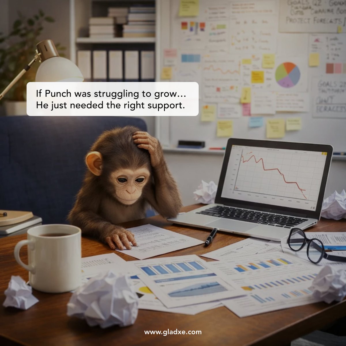 Gladxe_'s tweet photo. 🐒 Punch was working hard.
But he was invisible.
Then he found the right support.

Now he’s visible.
Now he’s growing. 🚀

https://t.co/AXrsa3VmDp
#BusinessGrowth #DigitalPresence #GrowYourBusiness #DigitalSuccess https://t.co/TOuVXIhVkt